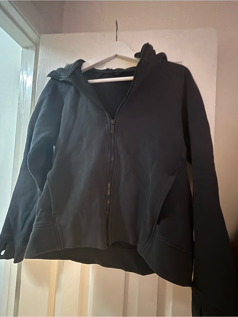 Black Lululemon Zip-Up Hoodie Jacket - Classic Everyday Layer